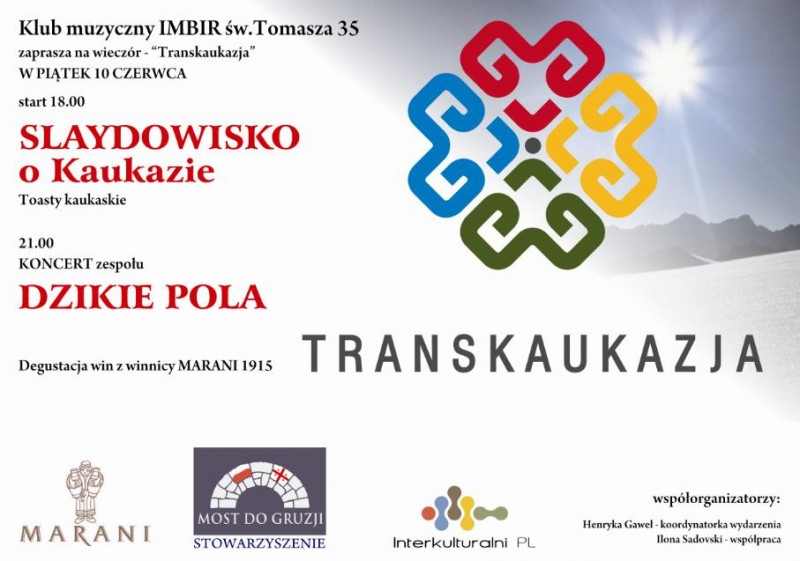 10 czerwca 18:00 Toast za Transkaukazję!