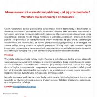 Rekrutacja na warsztaty dziennikarskie – Kielce 3 lipiec 2015 r.
