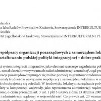 Rola współpracy organizacji pozarządowych z samorządem lokalnym w kształtowaniu polskiej polityki integracyjnej – dobre praktyki