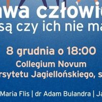 Zapraszamy na debatę z okazji uchwalenia Powszechnej Deklaracji Praw Człowieka – Kraków, 8 grudnia 2019, 18:00