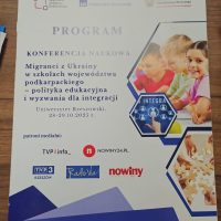 Interkulturalni PL na konferencji „Migranci z Ukrainy w szkołach województwa podkarpackiego – polityka edukacyjna i wyzwania dla integracji”